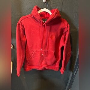 Adidas X Ivy Park Red Heart Pullover Hoodie